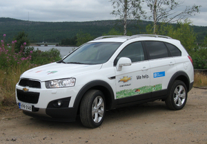 Chevrolet afhendir SOS bíl nr. 50